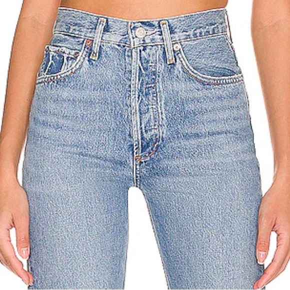 Agolde 90’s pinch waist jeans in color Abstract - Picture 4 of 10